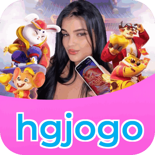 Interface do aplicativo hgjogo mostrando jogos disponíveis no iOS e Android